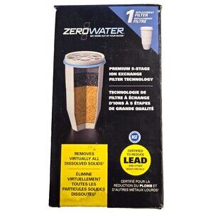 ZeroWater Filter ZR-001 Advanced 5 Stage For All Zero Water Models Sealed NEW